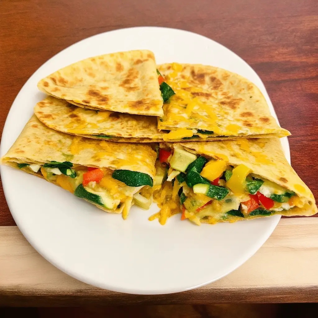 Cheese and Veggie Quesadilla