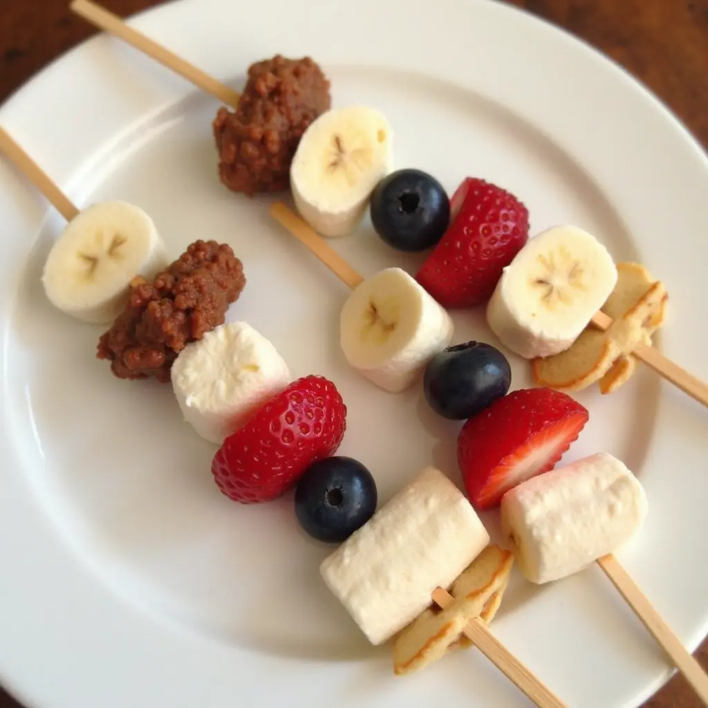 Mini Pancake Kabobs