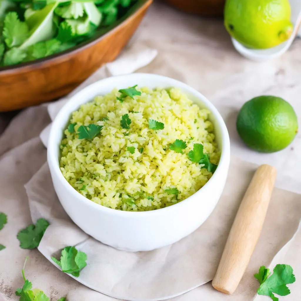 Lime Cilantro Rice Recipe Using a Rice Cooker