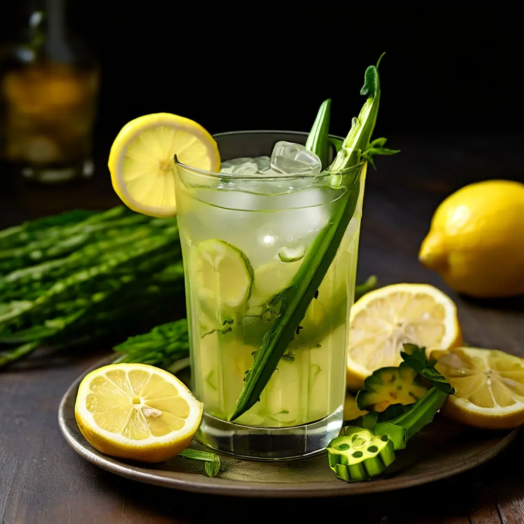 Okra and Lemon Water Shot Recipe